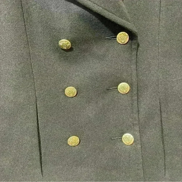 Sag Harbor Blazer Jacket Women’s Size 12 Wool Black Double Breasted Vintage - Picture 3 of 8